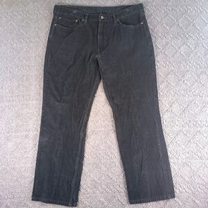 Levis 514 Straight Fit Corduroy Pants Mens 38x30 Black 00514-1114